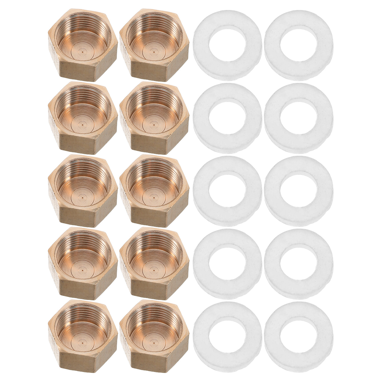 Compression Fitting Brass - 10 szt. Złączki kompresyjne do rur,