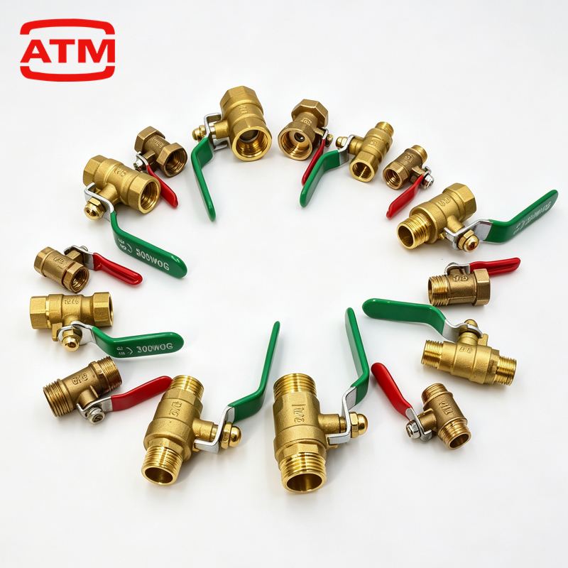 Compression Fitting Brass - 1/8' 1/4' 3/8' 1/2' Mosiężny Mały