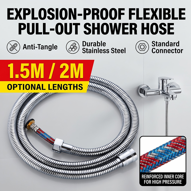 Wąż prysznicowy ze stali nierd – Flexible Hose Braided recenzja i cena