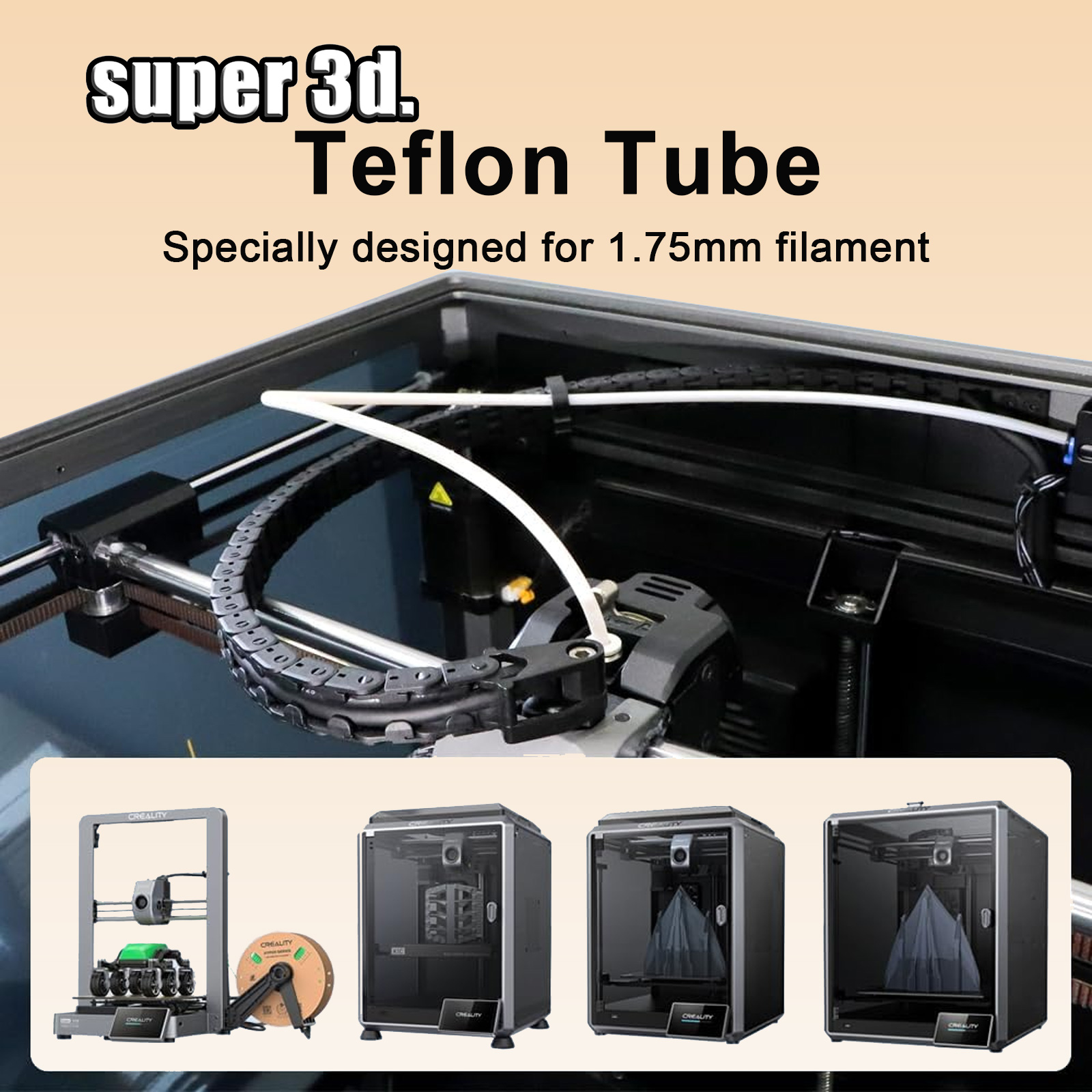 Rurka PTFE do drukarki 3D 2.5m – Ptfe Tape Thread recenzja i cena